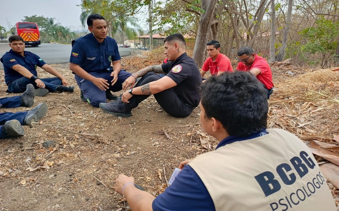 Curso Primeros Auxilios Psicológicos, Academia de Bomberos del Benemérito Cuerpo de Bomberos Guayaquil, Crnl. Gabriel Gómez Sánchez