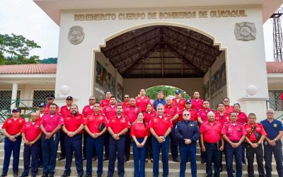 Reunión con los Jefes de los Cuerpos de Bomberos de las provincias de Guayas y Santa Elena